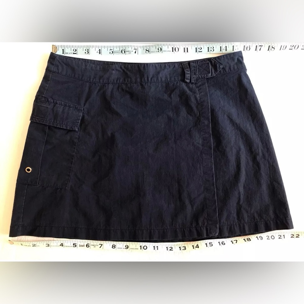 Ralph Lauren Coverup Wrap Skirt M 31Wx14L 70% Cargo Pocket 70% Cotton 30% Nylon